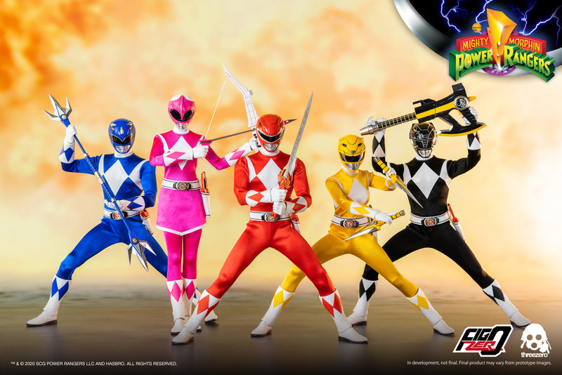 Mighty Morphin Power Rangers threezero 1/6 Core Rangers+Green Ranger Six-Pack