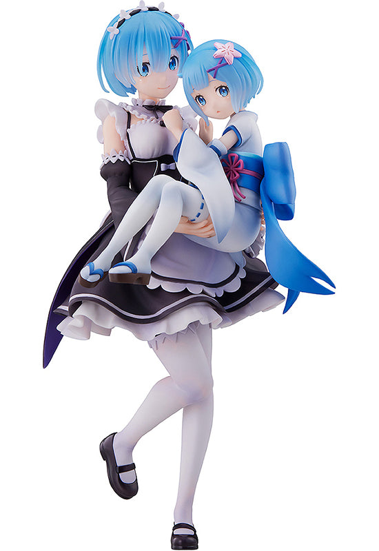 Re:ZERO -Starting Life in Another World- SEGA Figure Rem & Childhood Rem