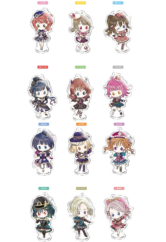 Love Live! Nijigasaki Academy School Idol Club TAPIOCA Retro Style Acrylic Key Chain(1 Random)