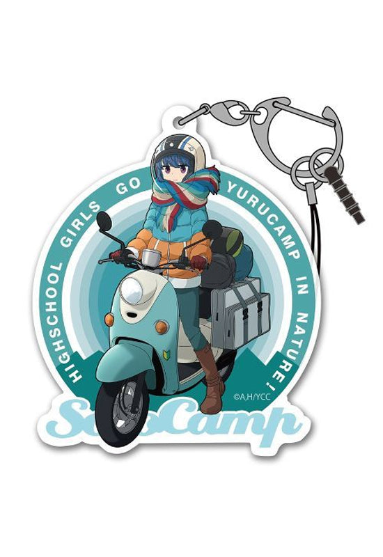 Yurucamp Cospa Shima Rin & Scooter Acrylic Multi Key Chain
