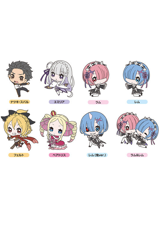 Re:Zero -Starting Life in Another World- Bushiroad Creative Rubber Mascot with Suction Cup (Set of 8)