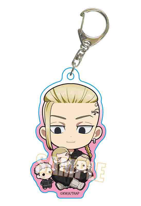 Tokyo Revengers Bell House Acrylic Key Chain Ryuguji Ken GyuGyutto Plush Ver.