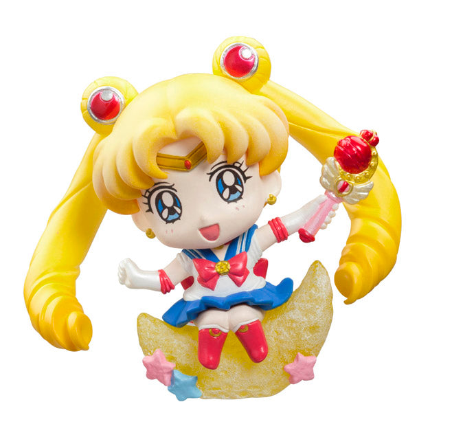 Petit Chara Land Pretty Solder Sailor Moon MAKE UP WITH CANDY (Set of 6 Characters)