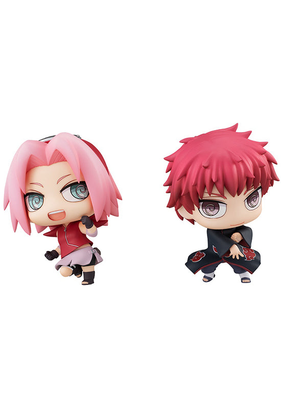 013 NARUTO MEGAHOUSE CHIMIMEGA Buddy Series  HARUNO SAKURA & SASORI set (with gift)