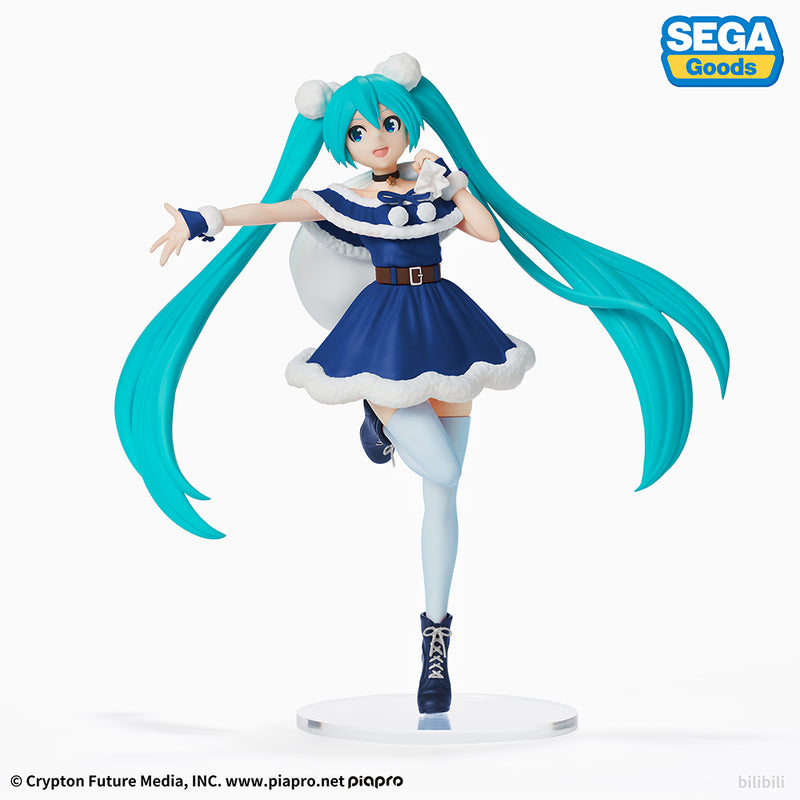 HATSUNE MIKU SEGA MIKU SPM FIGURE CHRISTMAS 2020 BLUE