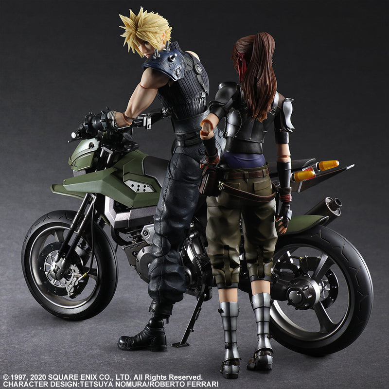 FINAL FANTASY VII REMAKE Square Enix PLAY ARTS KAI JESSIE, CLOUD & MOTORCYCLE SET