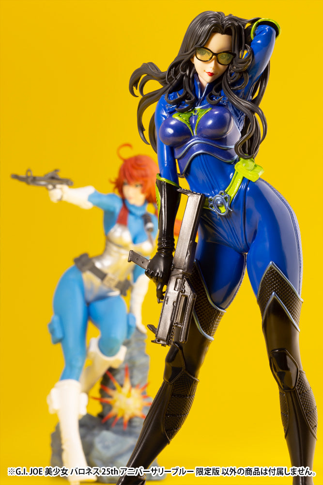 G.I.JOE Kotobukiya BARONESS 25th ANNIVERSARY BLUE COLOR BISHOUJO STATUE