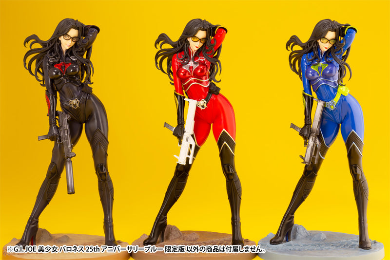 G.I.JOE Kotobukiya BARONESS 25th ANNIVERSARY BLUE COLOR BISHOUJO STATUE