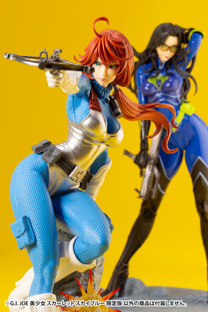 G.I.JOE Kotobukiya SCARLETT SKY BLUE COLOR BISHOUJO STATUE