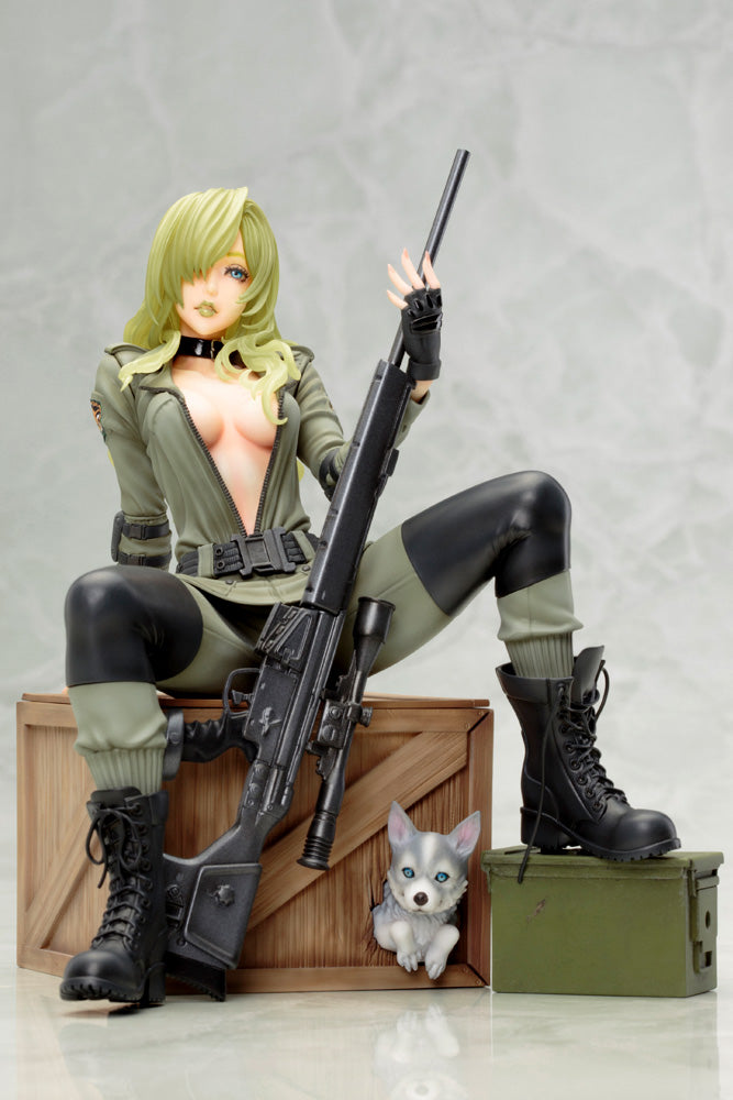 METAL GEAR SOLID Kotobukiya SNIPER WOLF BISHOUJO STATUE (reproduction)