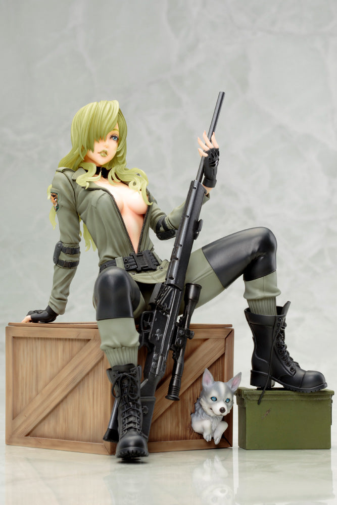 METAL GEAR SOLID Kotobukiya SNIPER WOLF BISHOUJO STATUE (reproduction)