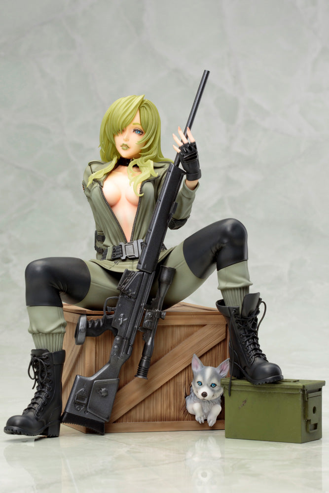 METAL GEAR SOLID Kotobukiya SNIPER WOLF BISHOUJO STATUE (reproduction)