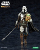 THE MANDALORIAN Kotobukiya ARTFX+ MANDALORIAN™& GROGU™ WITH BESKAR STAFF