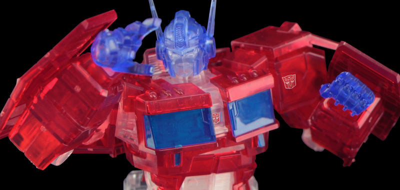 TRANSFORMERS Flame Toys Furai Model Optimus Prime (Clear ver.)