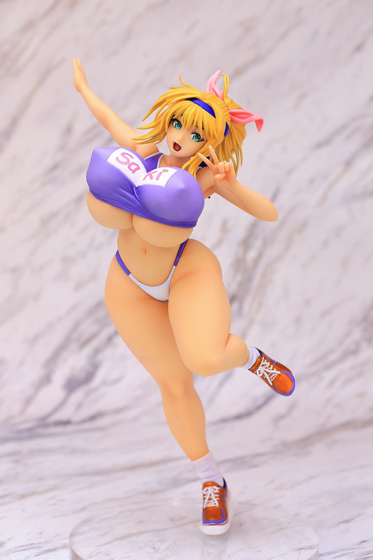 COMIC Shingeki Taihei Tengyoku Cover Girl A PLUS Saki Nishina ver.2 Muchimuchit Taiikusai!