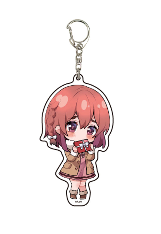 Rent-A-Girlfriend A3 Deka Acrylic Key Chain 04 Sakurasawa Sumi Valentine Ver. (Mini Character)