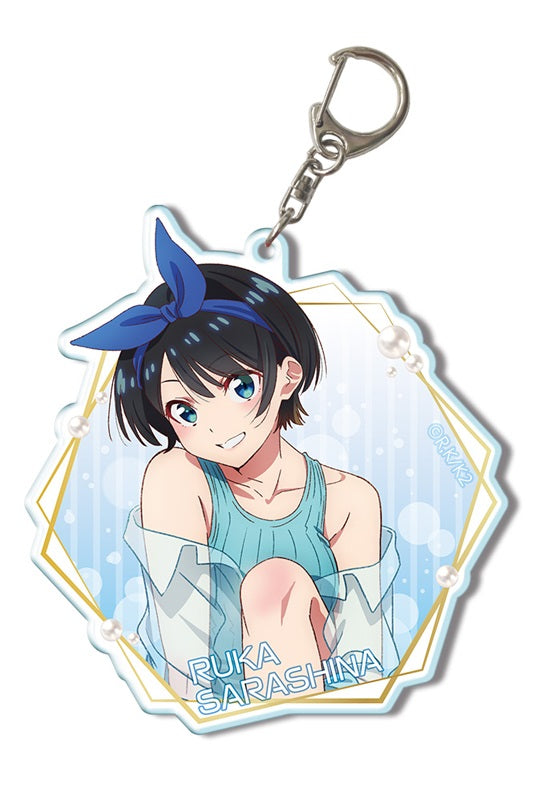 Rent-A-Girlfriend Licence Agent Big Acrylic Key Chain Design 03 Sarashina Ruka