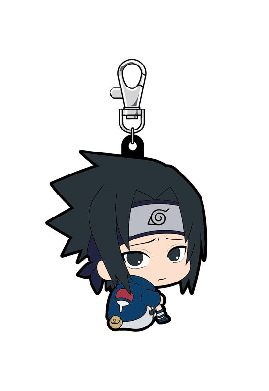 NARUTO HMA Bocchi-kun Series Rubber Mascot Uchiha Sasuke (Boy)