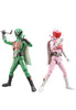 Hero Action Figure HAF Himitsu Sentai Gorenger EVOLUTION TOYS MOMORANGER & MIDORANGER
