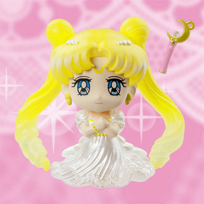 Petit Char! Pretty Soldier Sailor Moon Princess Serenity & Moon Stick Cha