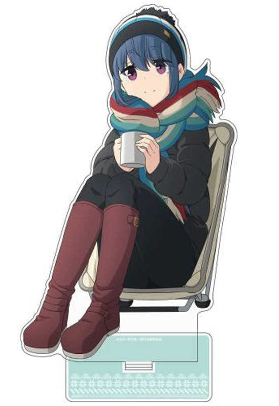 Yurucamp Cospa Original Illustration Winter Camp Shima Rin Acrylic Stand (Large)