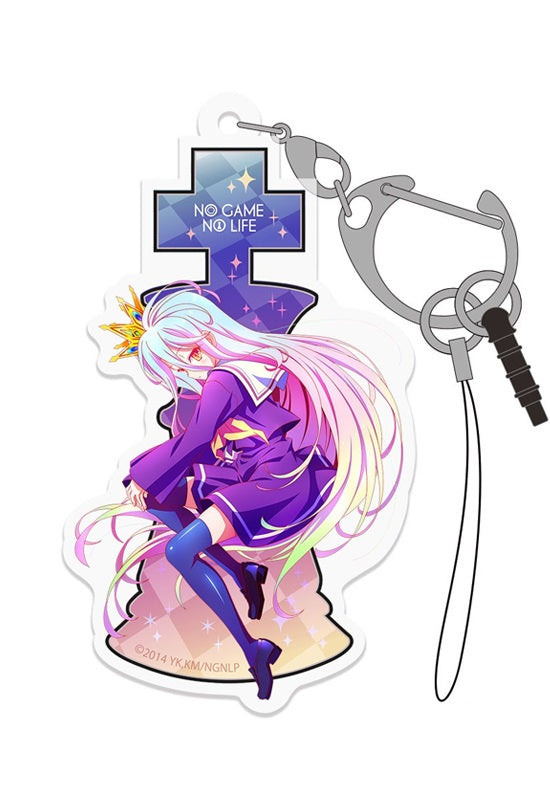 No Game No Life Cospa Shiro Design Acrylic Multi Key Chain