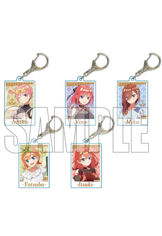 The Quintessential Quintuplets Movie Bell House Trading Acrylic Key Chain Shopping Date Ver.(1 Random)