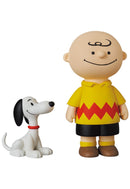 PEANUTS MEDICOM TOYS UDF Series 12: 50's Snoopy & Charlie Brown