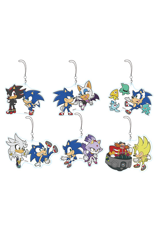 Sonic the Hedgehog Sega Chokokawa Twin Acrylic Strap Vol. 2(1 Random)