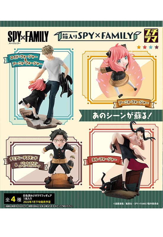 SPY × FAMILY MEGAHOUSE PETITRAMA Series in the Box （Repeat）(Set of 4)