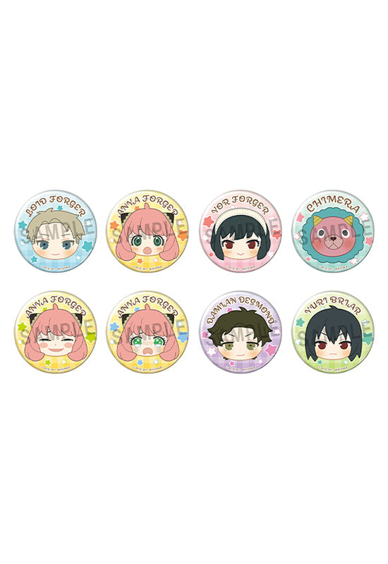 SPY × FAMILY MEGAHOUSE Fluffy Squeeze Bread Metal Badge Collection(Box of 8)