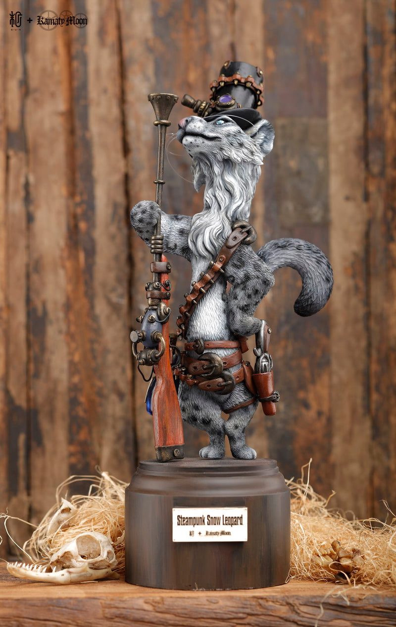 その他 Steampunk Snow Leopard Sum-Art Steampunk Snow Leopard