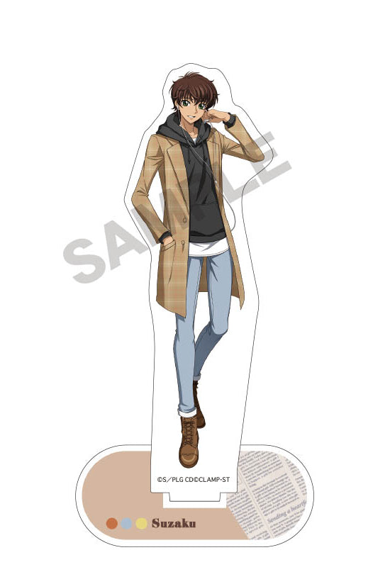 Code Geass Lelouch of the Rebellion Crux Acrylic Stand Suzaku Casual Outfit