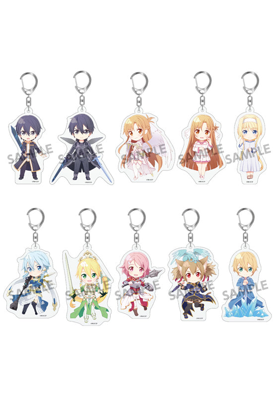 Sword Art Online Alicization War of Underworld Hobby Stock Pikuriru! Trading Acrylic Key Chain(1 Random)