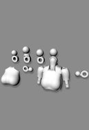 Modeling Support Goods Kotobukiya MEGAMI DEVICE M.S.G 01 TOPS SET BLACK