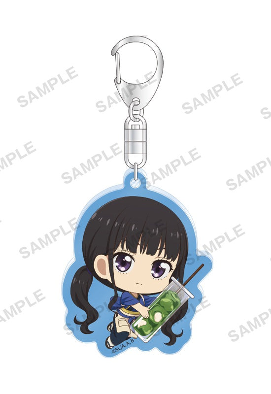 Lycoris Recoil Bushiroad Creative Mugyu Mini Acrylic Key Chain Inoue Takina Coffee Shop LycoReco Ver.