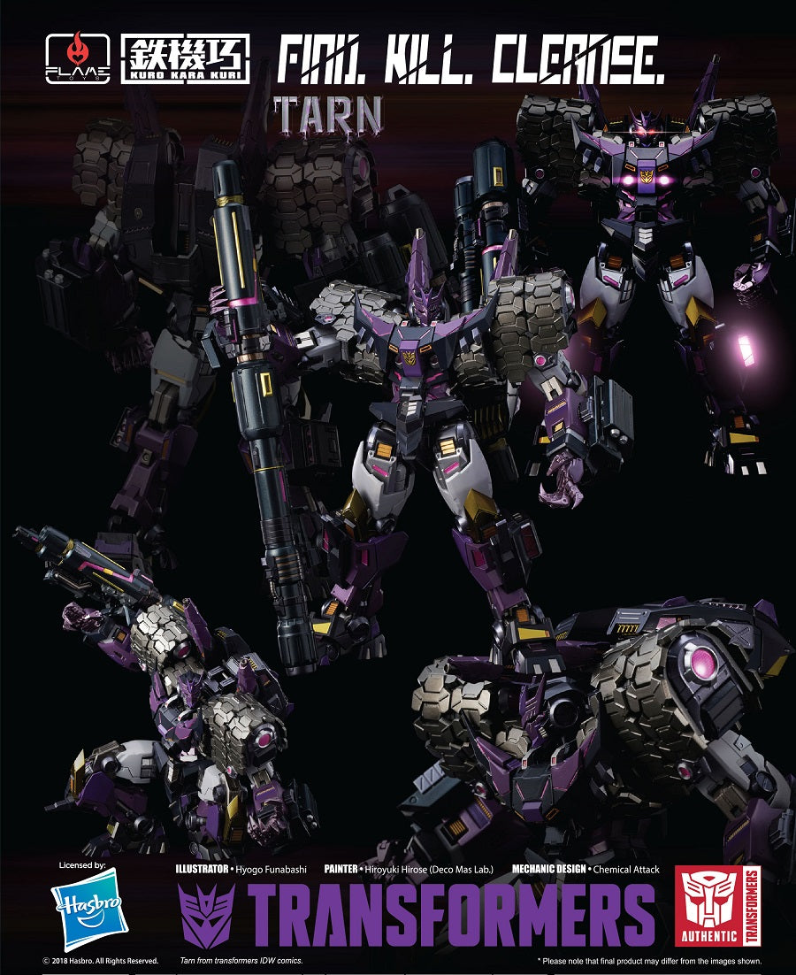 未開封 鉄機巧 TRANSFORMERS #02 TARN TRANSFORMERS FLAME TOYS KURO KARA KURI #02 TARN