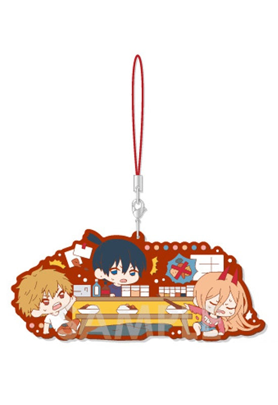 Chainsaw Man Sol International Wachatto! Rubber Strap B Meals at The Hayakawa Family