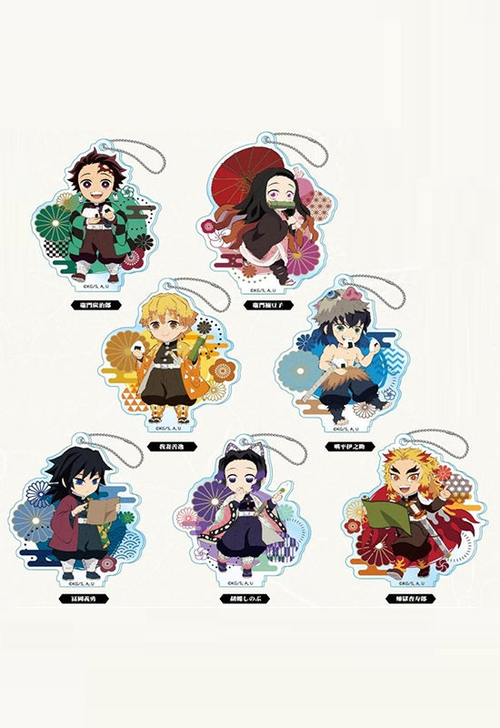 Demon Slayer: Kimetsu no Yaiba Twinkle Kaido Walking Series Acrylic Key Chain Vol. 1 (1 Random Blind)