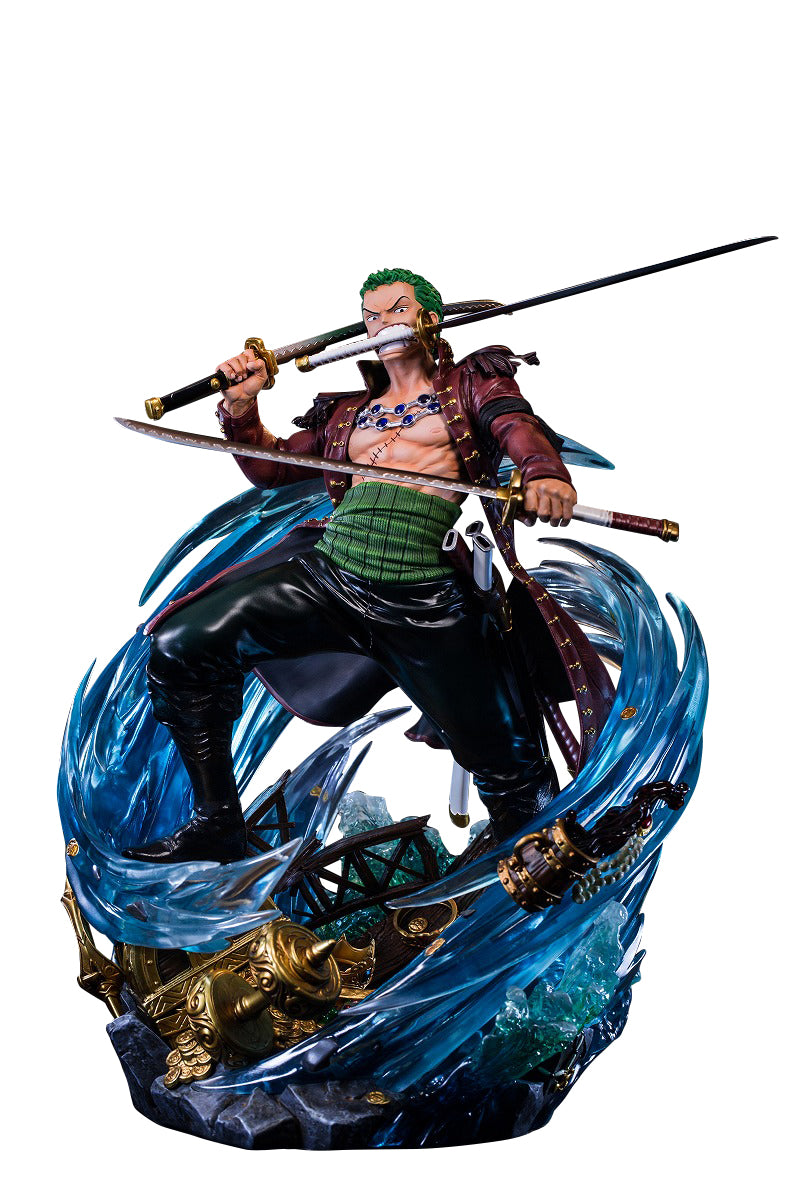 ONE PIECE UNIQUE ART STUDIO Log Collection Big Statue Series: Roronoa Zoro