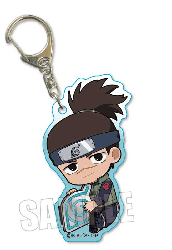 NARUTO Bell House GyuGyutto Acrylic Key Chain Umino Iruka