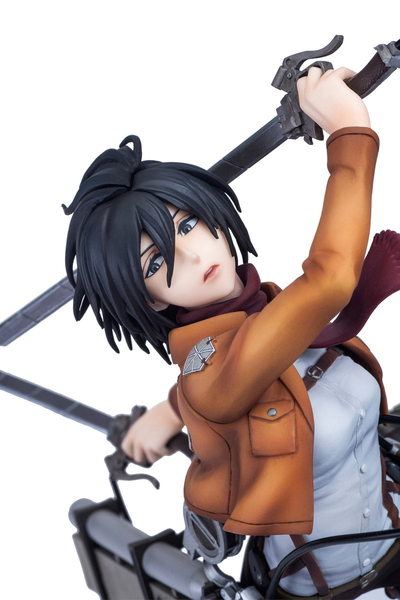 Attack on Titan Union creative Hdge technical statue No.5 Mikasa Training Corps Ver. Figure