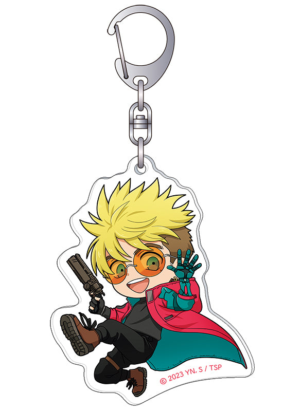 Trigun Stampede Movic Acrylic Key Chain Vash Chibi Chara