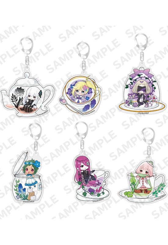 Re:Zero kara Hajimeru Isekai Seikatsu KADOKAWA Acrylic Key Chain Witch and Tea Party Ver. (1 Random)