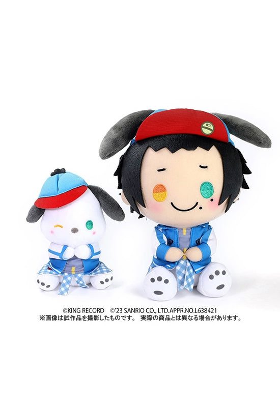 Hypnosismic -Division Rap Battle- Movic Sanrio Nakayoku Edit Plush Set Yamada Jiro x Pochacco