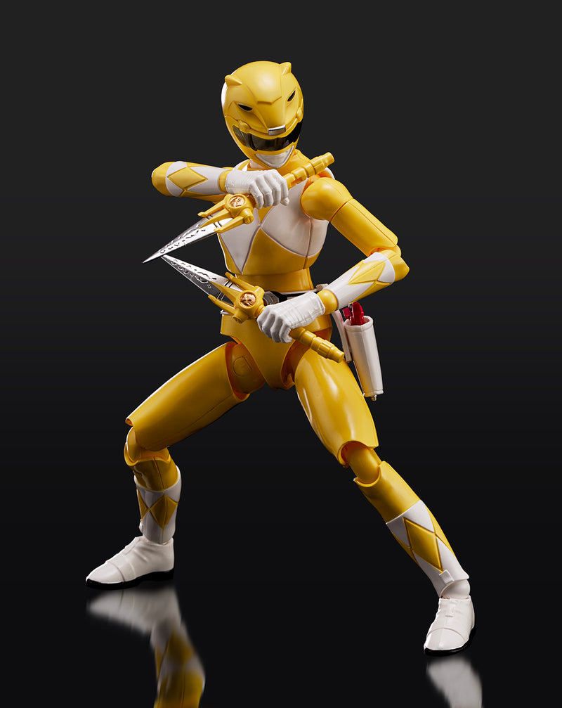 Mighty Morphin Power Rangers Flame Toys Furai Model Yellow Ranger