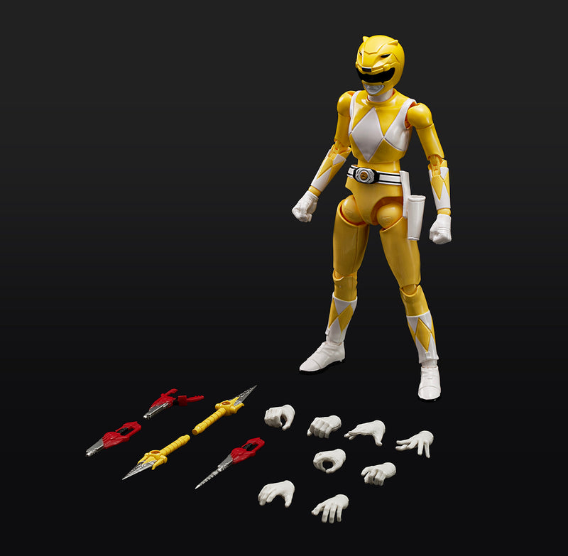 Mighty Morphin Power Rangers Flame Toys Furai Model Yellow Ranger