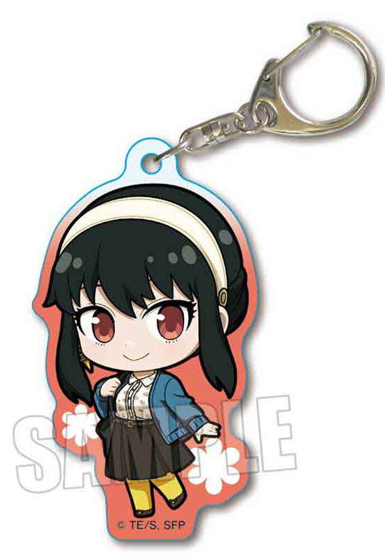 SPY x FAMILY Bell House TEKUTOKO Acrylic Key Chain Yor Forger (Casual Outfit)