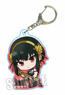 SPY x FAMILY Bell House GyuGyutto Acrylic Key Chain Yor Forger (Sleeping Beauty)