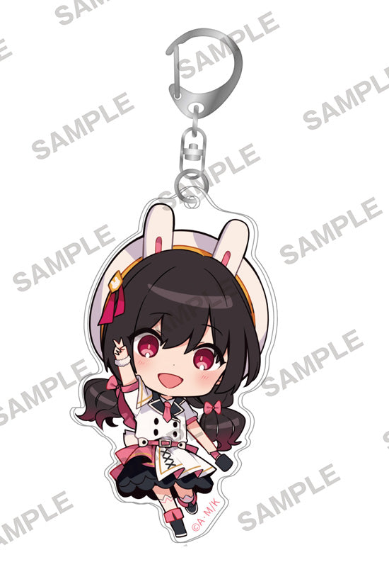 Kono Subarashii Sekai ni Bakuen wo! KADOKAWA Animated Commemoration Fair Original Illustration Acrylic Key Chain Yunyun Idol Deformed Ver.